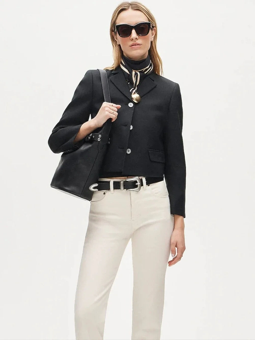 J Crew Lenore lady blazer in Gramercy linen blend NZ459 Size 4 NEW Black